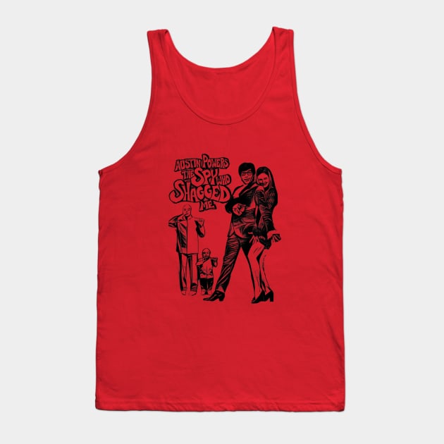 austin powers Tank Top by RetroScribbles